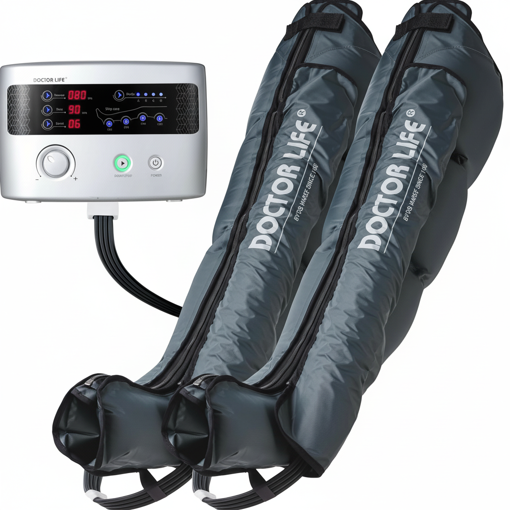 Lx9Max Sequential Air Compression Recovery System | FDA Cleared OTC Device with Leg Sleeves (L) | FSA/HSA Eligible