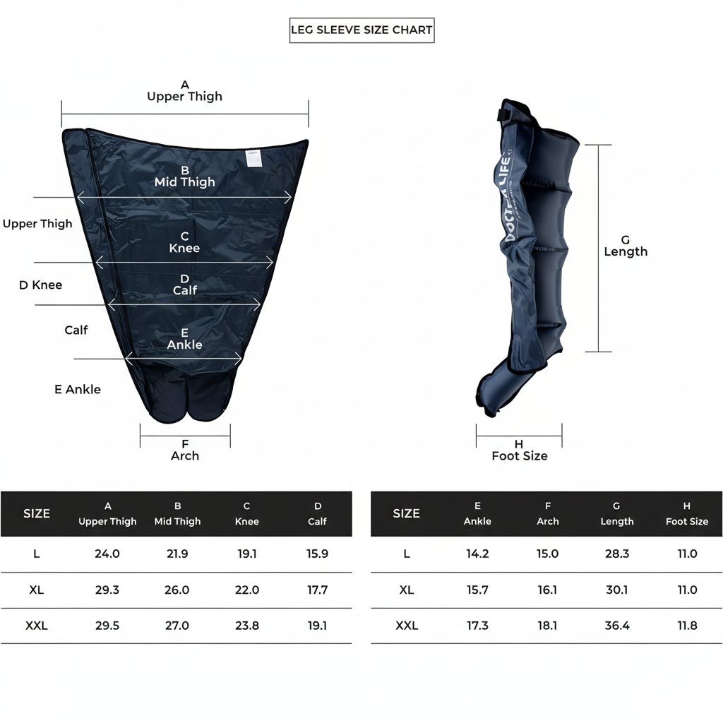 Lx9Max Sequential Air Compression Recovery System | FDA Cleared OTC Device with Leg Sleeves (L) | FSA/HSA Eligible